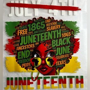 New Without Tags White Custom Made T-shirt… 1 Sided